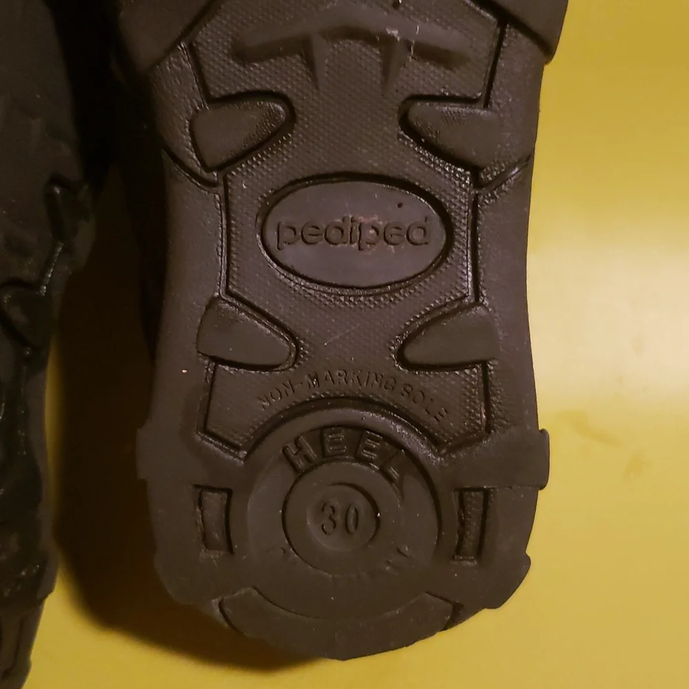 Pediped Justin black boots boys